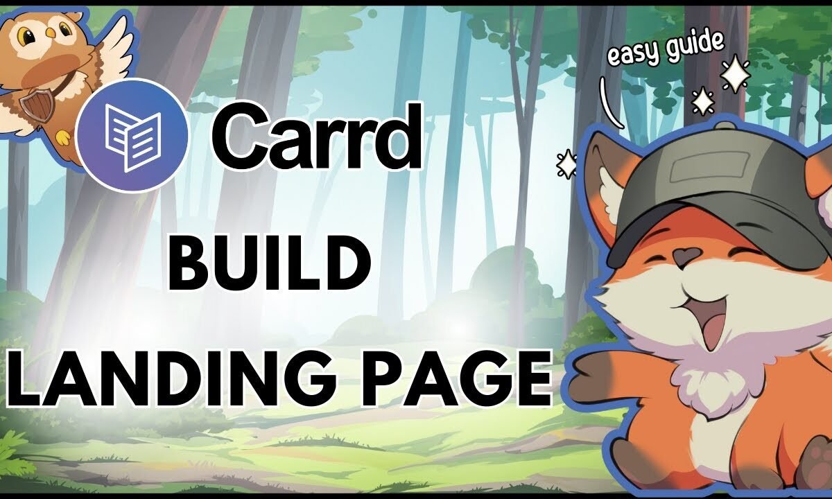 How to Build Your Own Landing Page with Carrd: A Step-by-Step Guide for Entrepreneurs & Creators - Tech Digital Minds