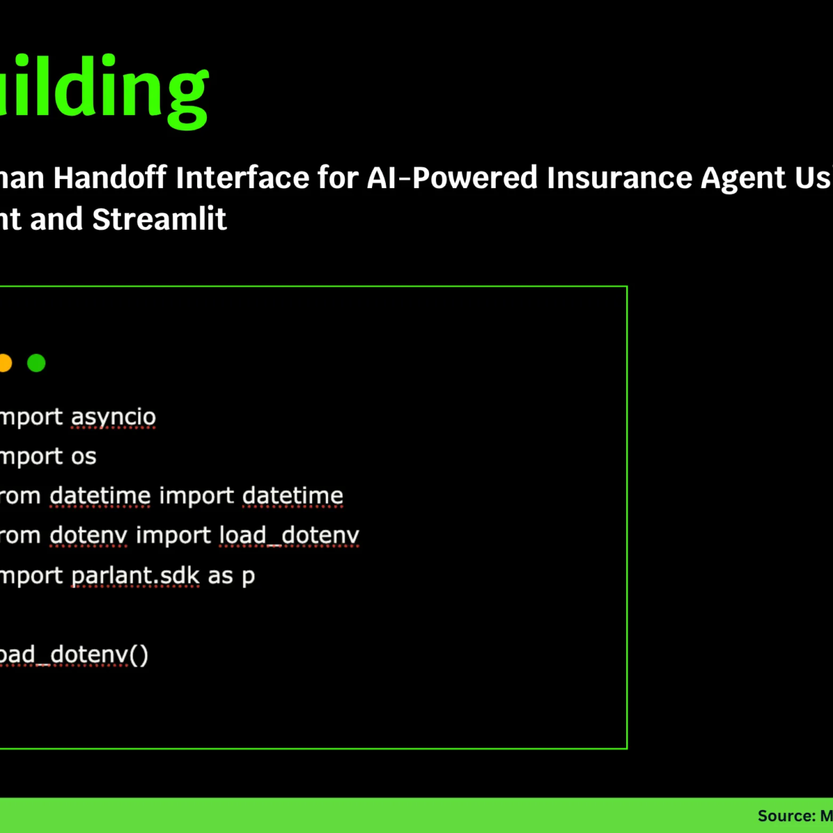 Creating a Human Handoff Interface for an AI-Driven Insurance Agent with Parlant and Streamlit - Tech Digital Minds